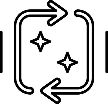 Basit oklar. Web simgesi illüstrasyonu