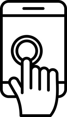 self servis. Web simgesi basit illüstrasyon