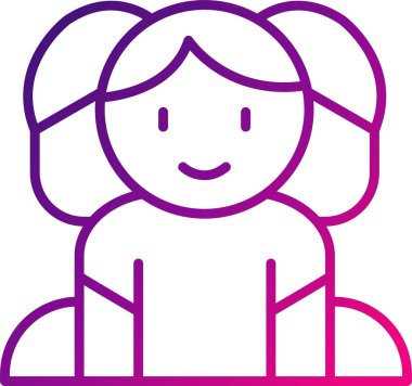 Peri Masalı ağ ikonu vektör illüstrasyonu