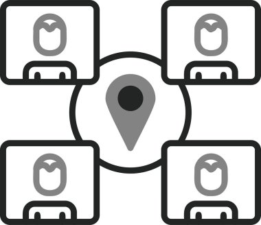 vector illustration of Location Pin icon 