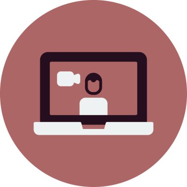 Basit simgeyi karşılama vektör illüstrasyonu