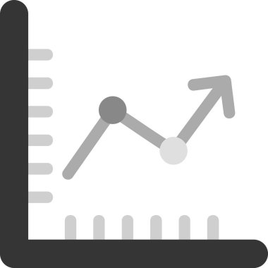 Basit iş grafik vektör simgesi