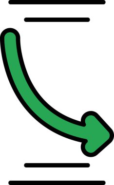 Basit oklar. Web simgesi illüstrasyonu