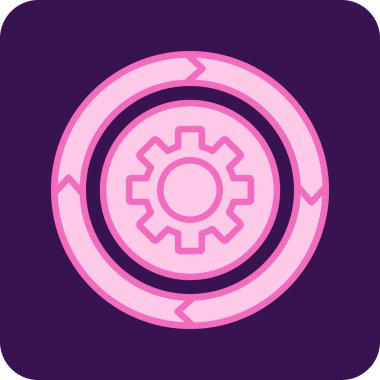 Pasta grafiği vektör illüstrasyonu