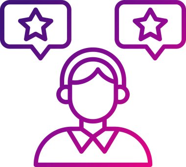 basit iş simge vektör çizim