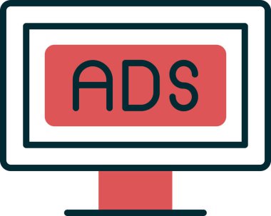 Renk vektörü biçiminde temel soyut reklam