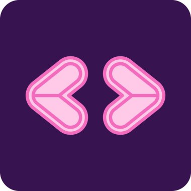 Basit oklar. Web simgesi illüstrasyonu