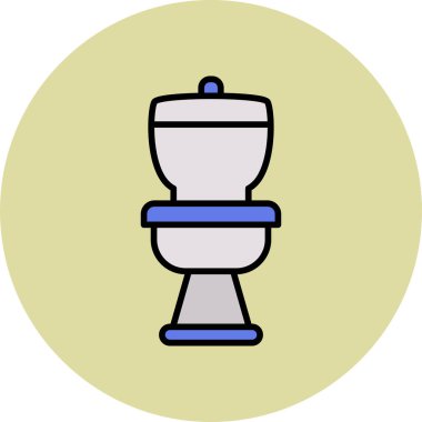 wc web simgesi vektör illüstrasyonu