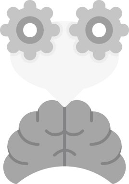 Simge vektör illüstrasyonunu ince çizgi biçiminde düşünün 