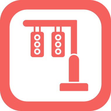 Trafik Işıkları Web simgesi çizimi