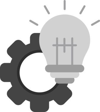 Düz dişli simge vektör çizim