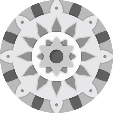 mandala tasarımı, web basit illüstrasyonu