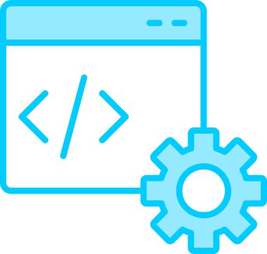 Gelişme. Web simgesi basit illüstrasyon