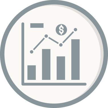 Ticaret şeması. Web simgesi basit illüstrasyon