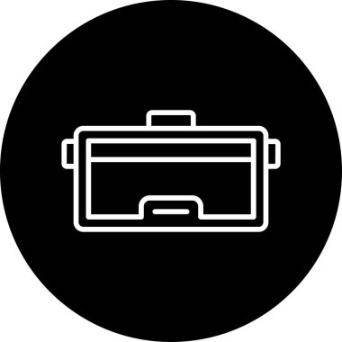 vr glasses. web icon simple illustration 