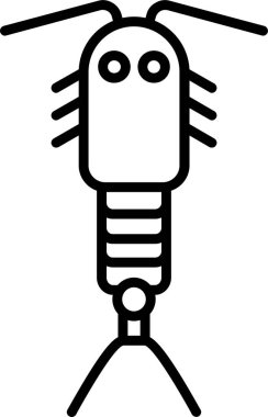 Plankton web simgesinin vektör çizimi       