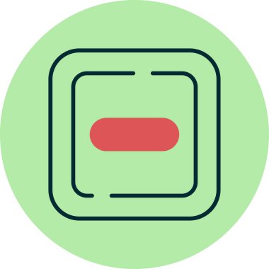 Girdi web simgesi vektör illüstrasyonu yok