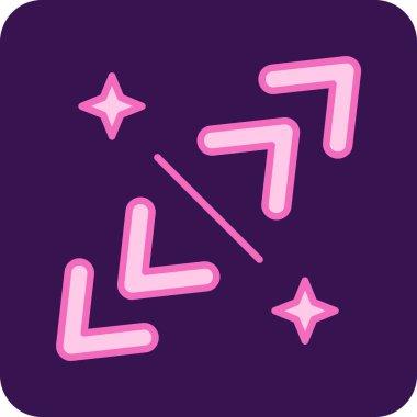 Basit oklar. Web simgesi illüstrasyonu