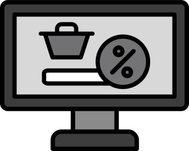 - İnternet. Web simgesi basit illüstrasyon