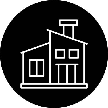 ev simgesini, basit vektör çizim