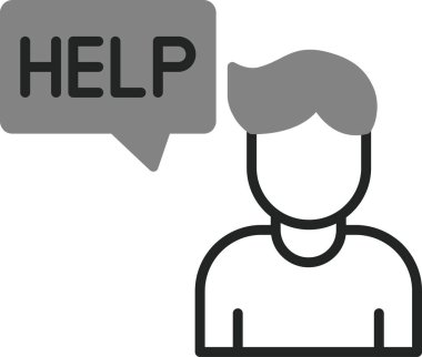 Sohbet ikonu. vektör basit illüstrasyon