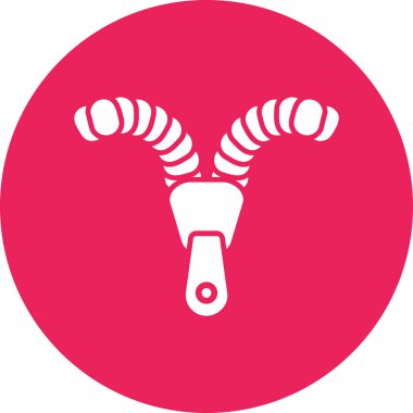 fermuar web simgesi, vektör çizim               