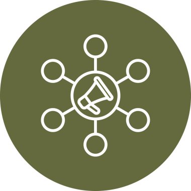 Virüs gibi. Web simgesi basit illüstrasyon