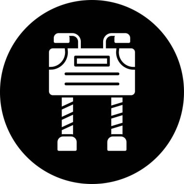 reklam panosu simgesi, vektör illüstrasyonu basit tasarım