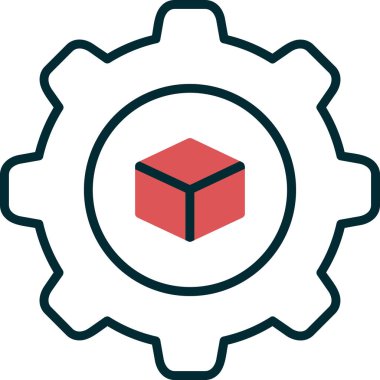 Ayar web simge vektör çizim