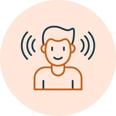 Kişisel Farkındalık simgesi, vektör illüstrasyonu  