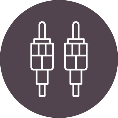 RCA Simge Vektör Resimleri Beyaz Arkaplanda İzole Edildi 