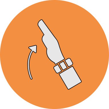 Jest yap. Web simgesi basit illüstrasyon 