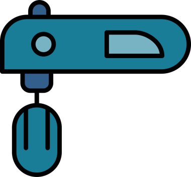 Karıştırıcı web simgesi basit illüstrasyon