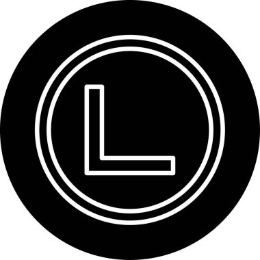 Sağ Açı. Web simgesi basit illüstrasyon