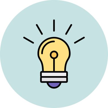 Ampul Ağı simgesi, vektör illüstrasyonu