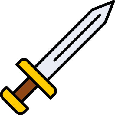 vektör kılıcı illüstrasyonu 