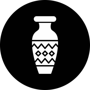 Vazo. Web simgesi basit illüstrasyon