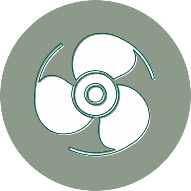 Pervane ağ simgesi, seo modern simgenin vektör illüstrasyonu 