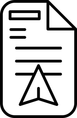 Web simgesi vektör resimlemesi gönder