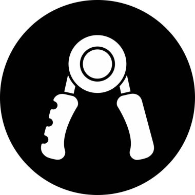 El ve bilek dayanıklılık eğitimi için el kavrayıcı simgesi, spor ekipmanları.