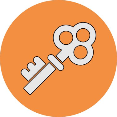 anahtar web simge vektör çizim 
