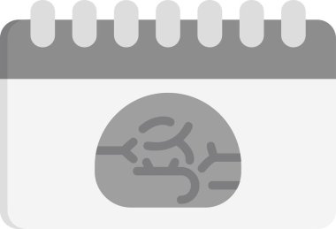 Takvim simgesi, vektör illüstrasyonu basit tasarım