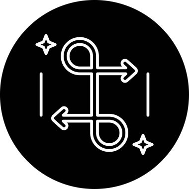 Basit oklar. Web simgesi illüstrasyonu