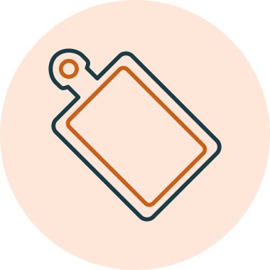 Kesme tahtası. vektör simgesi modern simgesi