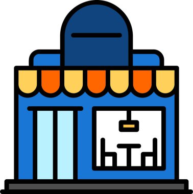 cafe web simgesi vektör illüstrasyonu