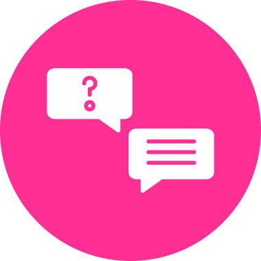 Basit Yardım simgesi, vektör illüstrasyonu