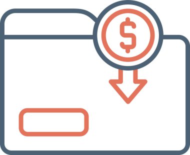 Değerli elektronik dosyaları olan iş dizininin vektör illüstrasyonu