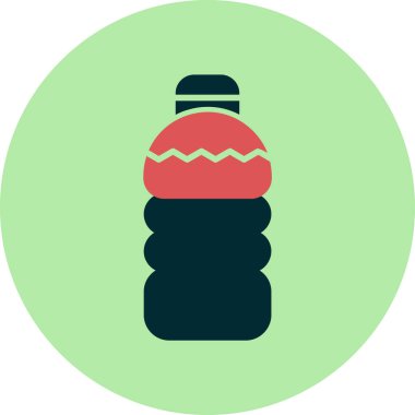 su şişesi simge vektör çizim