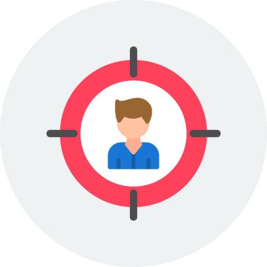 Çekim. Web simgesi basit illüstrasyon