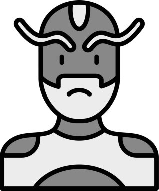 Süper kahraman ağ simgesi, vektör illüstrasyonu